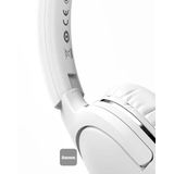 Baseus Encok Pro Draadloze Bluetooth 5.3 Koptelefoon Wit