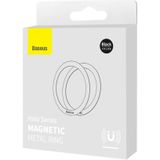 Baseus Halo Metalen Ring voor Magnetische Houders (Two Pack) Zwart