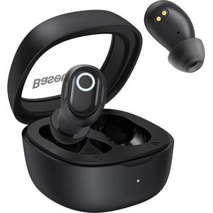 Baseus Draadloze Hoofdtelefoon Bowie WM02 TWS, Bluetooth 5.0 - Zwart