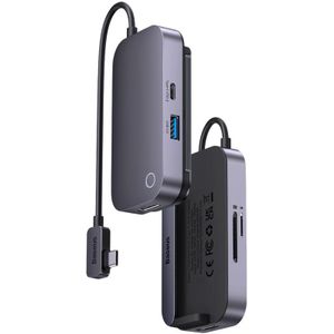 Baseus - PadJoy - USB-C naar HDMI 4K/USB 3.0/3.5mm/USB-C PD 100W