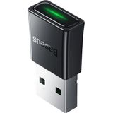 Baseus BA07 Draadloze USB Bluetooth Adapter - Bluetooth 5.3 - Zwart