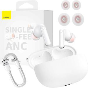 Baseus Bowie MZ10 Draadloze Oortelefoon (Wit)
