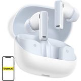 Baseus Bowie M2s Draadloze Bluetooth Oortelefoon met Ruisonderdrukking - Wit