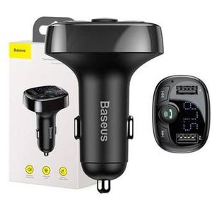 Baseus - S-09A - Autolader - Zwart - Bluetooth - FM-zender