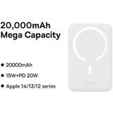 Baseus Powerbank Magnetic Mini 20000mAh 20W MagSafe (white) Powerbank (Akku) - Wei� - 20000 mAh