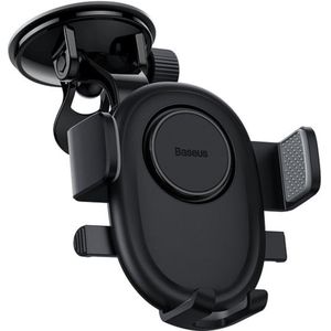 Baseus UltraControl Raam / Dashboard Telefoonhouder met Zuignap Zwart