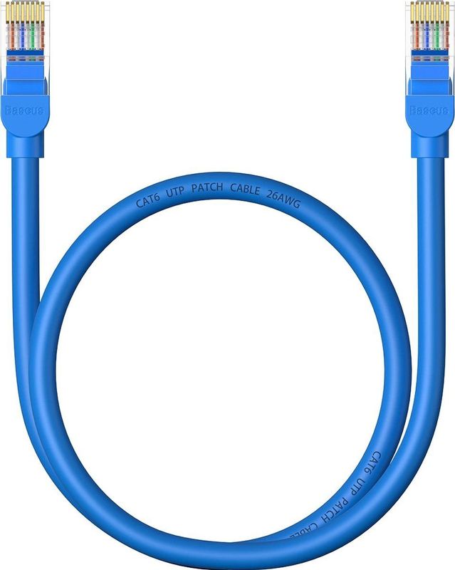 Baseus High Speed Cat6 RJ-45 Ethernet Netzwerkkabel - 0.5m - Blau