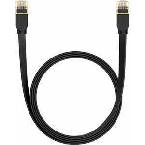 Baseus - Cat 7 UTP Ethernet Kabel - 2 m - Zwart - Hoge Snelheid