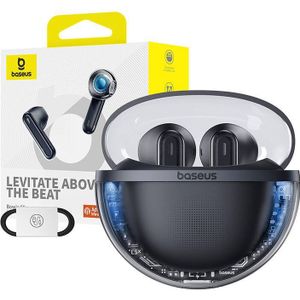 Baseus Oortelefoon TWS Bowie E5x (zwart) (ANC, 25 h, Draadloze), Koptelefoon, Zwart