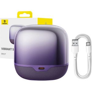 Baseus - AeQur V2 - Draadloze Luidspreker - Paars - Bluetooth