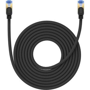 Baseus Braided network cable cat.7 Ethernet RJ45, 10Gbps, 8m (zwart)
