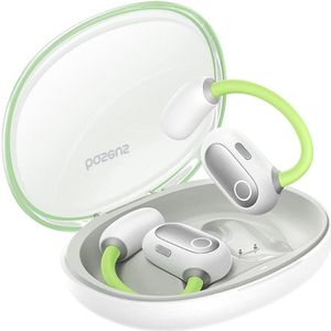 Baseus Eli Sport 1 | Open-Ear Oordopjes | Met Nekband | Sport Oordopjes | Geschikt voor Hardlopen, Wielrennen, Reizen, etc | Waterdicht IPX4 | Draadloze Oortjes | Aurora Groen