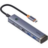 Baseus - UltraJoy Air - USB-C Hub - Space Grey - 6-in-1 - 4K 60Hz