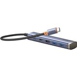 Baseus - UltraJoy Air - USB-C Hub - Space Grey - 6-in-1 - 4K 60Hz