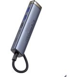 Baseus - UltraJoy Air - USB-C Hub - Space Grey - 6-in-1 - 4K 60Hz