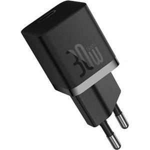 Baseus GaN5 30W Compacte Fast Charger Mini USB-C Zwart