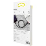 Baseus USB-A to Lightning Oplaadkabel - 2 Meter - Zwart Rood