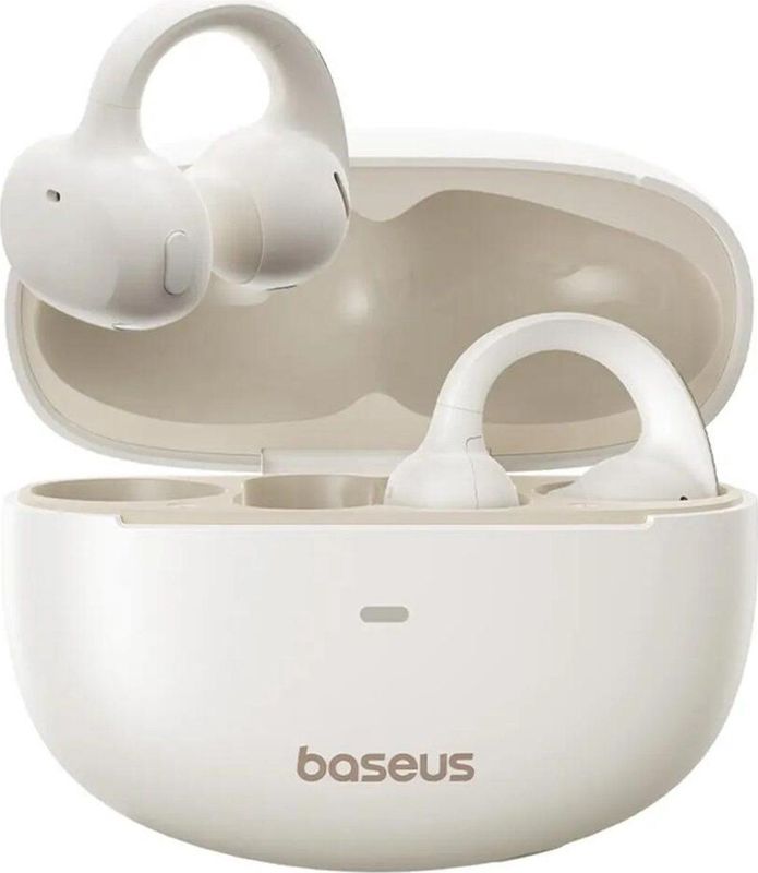 Baseus - Bowie MC1 - Open-Ear Oordopjes - Wit - Draadloos - Waterdicht IP57