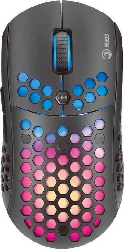 Marvo M399 Gaming Muis - RGB Verlichting - 6400 DPI - 6 Knoppen - Honeycomb Game Muis – Ultra Licht