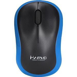 Marvo - DWM100BL - Computer Muis - Zwart - Blauw