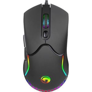 Marvo - M359 - Muis - Zwart - Bedraad - RGB Verlichting