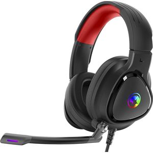 Marvo ausinės HG8958 Raudonosios (QMMWM58UGB00) (Bedraad), Gaming headset, Zwart, Rood