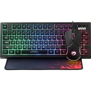 Marvo CM310 - Gaming Toetsenbord - Zwart - 3in1 Combo met Muis en Muismat