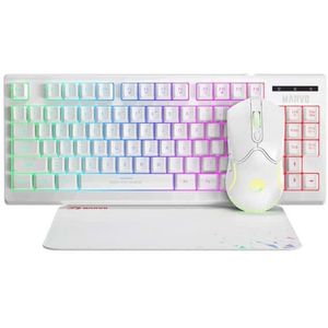 Marvo Ma-cm310wh Sp Gamingmuis Toetsenbord En Gamepad