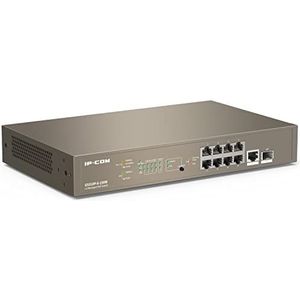 Jovision Ip-Com 8-Kanaals Poe Schakelaar (9 ports), Netwerkschakelaar, Grijs