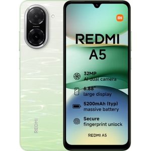Xiaomi - Redmi A5 - Smartphone - Zwart - 4GB RAM - 128GB Opslag - 6.8 Inch