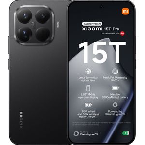 Xiaomi 15T Pro - Mobiele Telefoon - Zwart - 512 GB