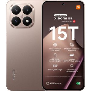 Xiaomi 15T - Smartphone - Goud - 256 GB - 6.83 inch - Dubbele SIM - 5G
