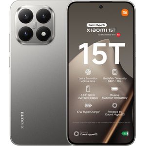 Xiaomi 15T - Mobiele Telefoon - Grijs - 256 GB