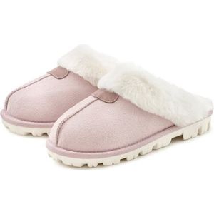 Vivance Pluchen pantoffels Huisschoen, Pantoffels, Clogs, Slippers, Pantolette met warme voering VEGAN