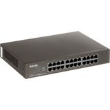 Tenda - TEG1024D - Ethernet Switch - 24 Poorten - Metaal - Onbeheerd