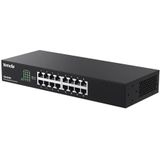 Tenda - TEG1016D - Ethernet Switch - 16 Poorten - 10/100/1000 Mbps - Plug & Play
