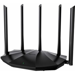 Tenda TX2 Pro - Draadloze Router - Zwart - Gigabit Ethernet - Dual-band