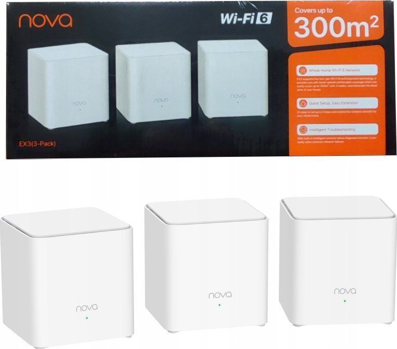 Tenda - EX3-3 - Wifi Repeater - Dual Band - EU-stekker