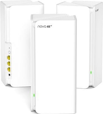 Tenda - Nova MX21 Pro - Wifi 6E Mesh Systemen - 3 Stuks - Dekking Tot 680 m²