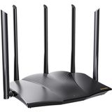 Tenda - TX12 PRO - Draadloze Router - Zwart - Fast Ethernet - Dual-band