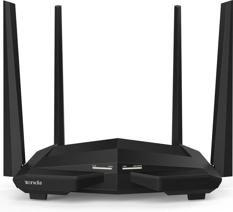 Tenda - AC10U - Router - Zwart - 1167 MBit/s - Dual-Band