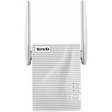 Tenda A18 AC1200 dual-band WLAN-repeater (867 Mbit/s 5GHz, 300 Mbit/S 2,4GHz, 1x LAN- poort, WPS, tot 200 m² dekking, LED-status, 2x hoogwaardige antennes, compact ontwerp, plug & play) wit