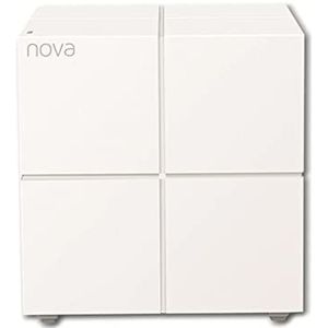 Tenda Nova MW6 (1 set) echte dual-band mesh WLAN extra station (tot 180m²,2xgigabit poorten,voor thuisgebruik,op kantoor,in appartementen,MU-MIMO,beamforming+),vervangt routers,powerlines&repeaters