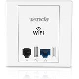 Tenda W6 Over Ethernet (PoE) – Access Point (300 Mbit/s, IEEE 802.11 g, IEEE 802.11 N, IEEE 802.3 af, 12 gebruikers, BPSK, DSSS, QAM, OFDM, QPSK, 18 dBmW, FCC/CE/RoHs)