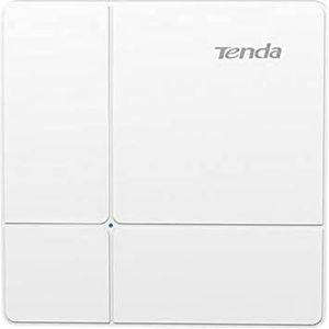 Tenda Wireless Access Point, Gigabit Ethernet 10/100/1000 Mbps AC1200 MU-MIMO, 5 GHz & 2,4 GHz Dual Access Band, PoE 802.3af, plafond- of wandmontage, wit (I24)