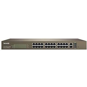 Tenda TEF1226P-24-440W 24 PoE/2 poorten Gigabit/2 SFP Web Smart Switch