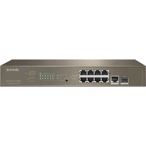Tenda - TEG5310P-8-150W Netwerkschakelaar - Grijs - Managed L3 Gigabit Ethernet - Power over Ethernet