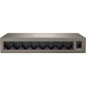 Tenda - Gigabit 8 Switch - Hubs & Switches - Zwart - Inclusief Voeding