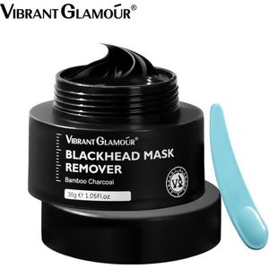 VIBRANT GLAMOUR Blackhead gezichtsmasker - mee-eters - Mee-eters masker - Houtskool Masker- Eenvoudig mee-eters verwijderen - Detox Blackhead gezichtsmasker