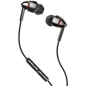 1MORE Quad Driver In-Ear Oortelefoon Hi-Res High Fidelity Hoofdtelefoon met warme bas, ruime reproductie, hoge resolutie, microfoon en in-line afstandsbediening voor smartphones/pc/tablet